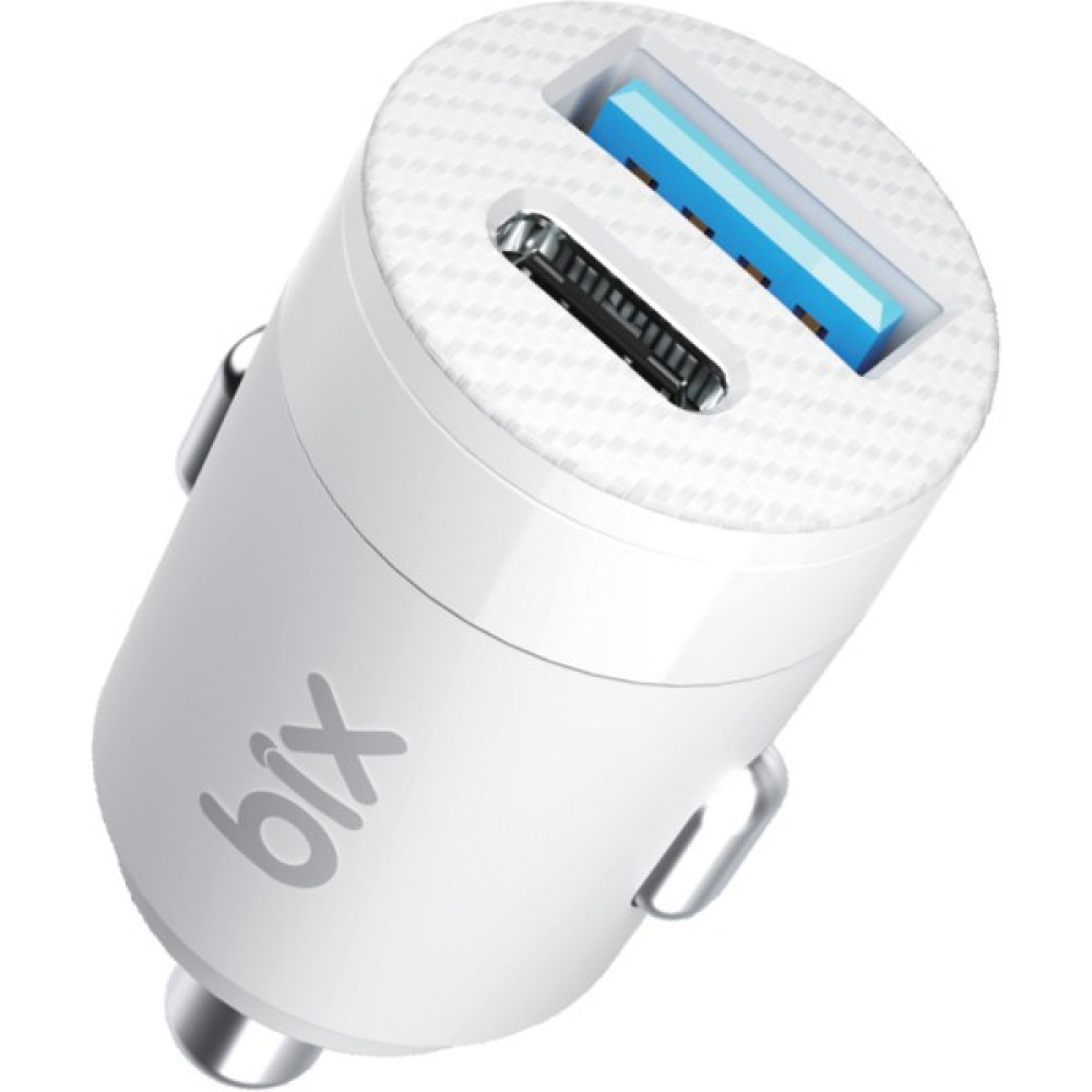 Bix BXAC65C 65W PD Type-C & 18W USB-A Girişli Çift Portlu Hızlı Şarj Özellikli Araç Içi Şarj Cihazı Beyaz Cep Telefonu Araç Kiti Fiyatı