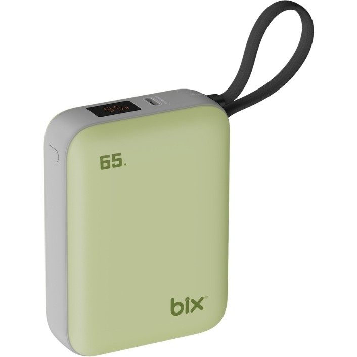 Bix PB120 20000MAH Pd 65W Cep Boyu Kompakt Tasarımlı Dijital Göstergeli Powerbank Taşınabilir Süper Hızlı Şarj Cihazı - Yeşil Taşınabilir Şarj Cihazı - Powerbank Fiyatı