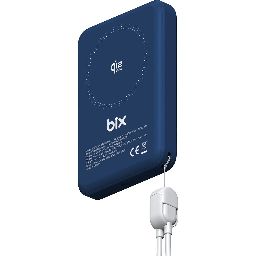 Bix PB121 Qi2.2 Sertifikalı 25W Kablosuz Magsafe PD 3.0 10000mAh Semi-Solid State Powerbank Dahili USB-C Kablolu Taşınabilir Hızlı Şarj Cihazı Laci... SSD / Solid State Drive Fiyatı