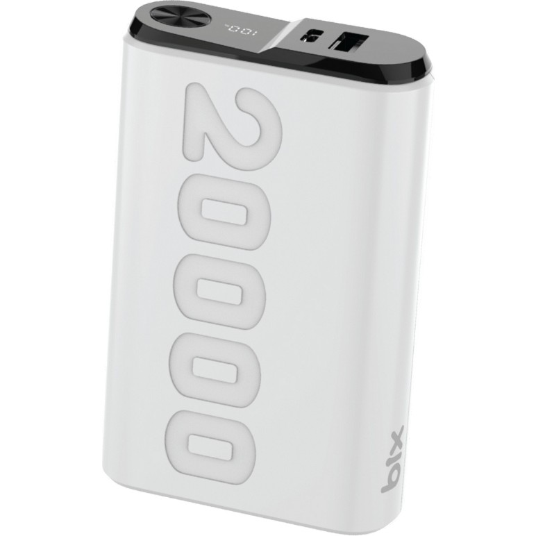 Bix TPB24 20000MAH Pd 20W Usb-C ve Usb-A Qc 3.0 Çift Portlu 22.5W Süper Hızlı Şarj Destekli ve Dijital Ekranlı Mini Powerbank Beyaz Cep Telefonu Şarj Cihazı Fiyatı