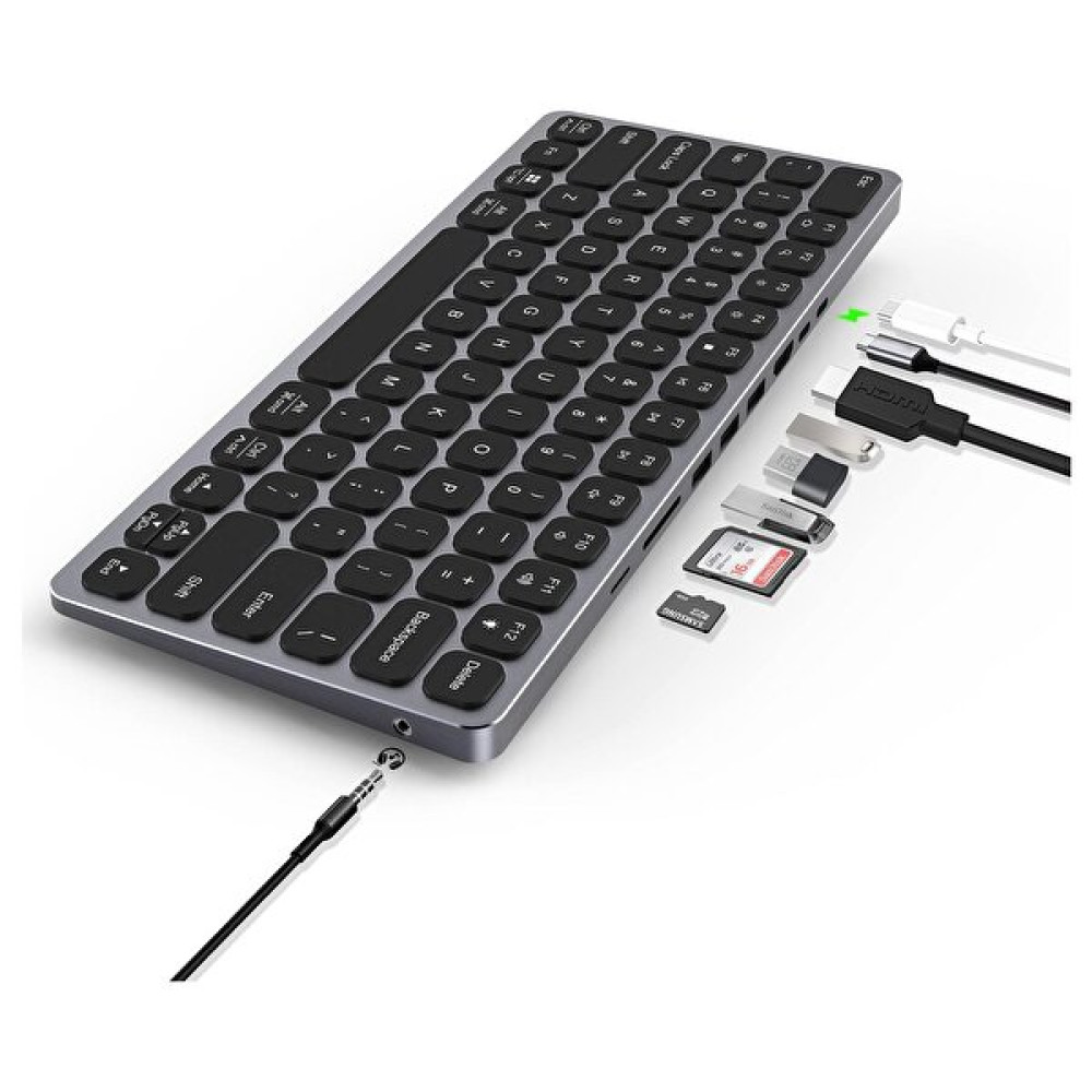Bix USB 3.0 4K Hdmi SD PD Dönüştürücülü Çok Fonksiyonlu Klavye Klavye - Mouse Fiyatı