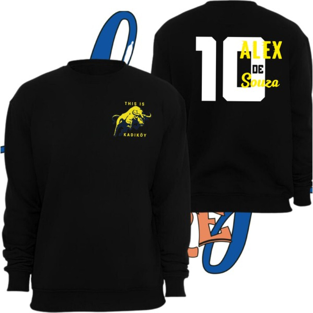 Biy Store Alex De Souza 10 Numara Sırt Forma Baskılı Unisex Sweatshirt Bayan Sweatshirt Fiyatı