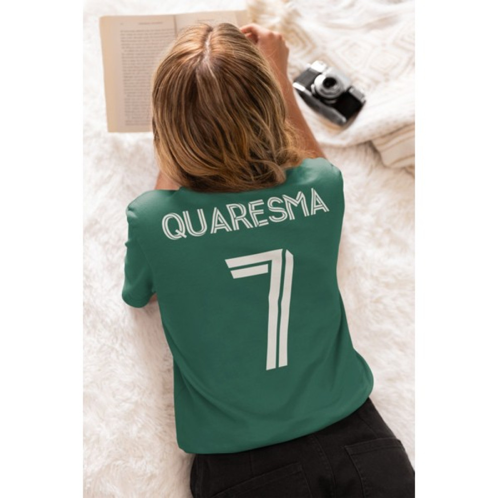 Biy Store Quaresma 7 Numara Sırt Forma Baskılı Tişört T-Shirt - 5 - 6 Yaş - Yeşil Oto Boyaları Fiyatı