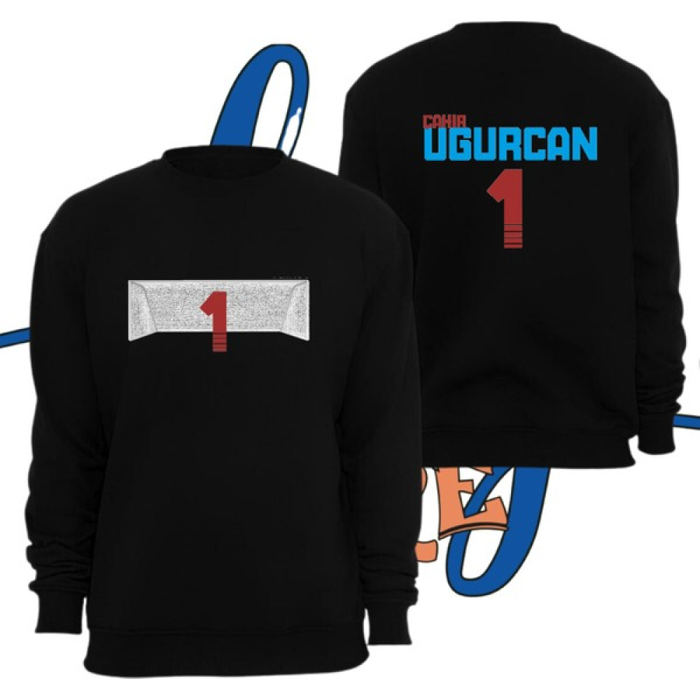 Biy Store Ugurcan Çakır Kaleci 1 Numara Forma Baskılı Sweatshirt Bayan Sweatshirt Fiyatı
