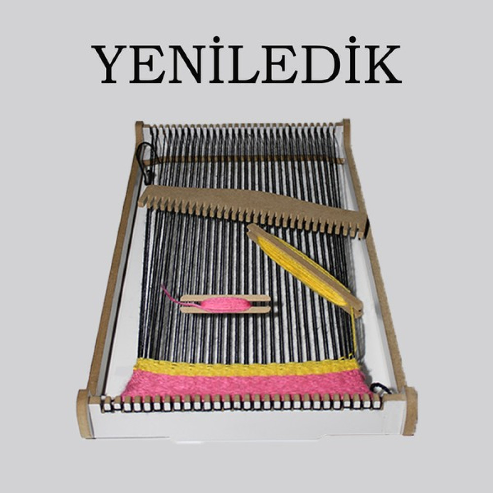 Biyenne Ahşap Çocuk Halı Dokuma Tezgahı Çocuk Oyuncak Montessori - Bej Eğitici Oyuncak Fiyatı