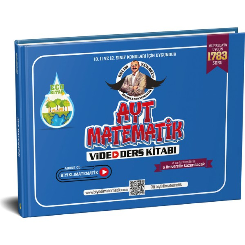 Bıyıklı Matematik Yayınları Selim Yüksel AYT Matematik Video Ders Notları Eko (Bıyıklı Matematik) Matematik Fiyatı