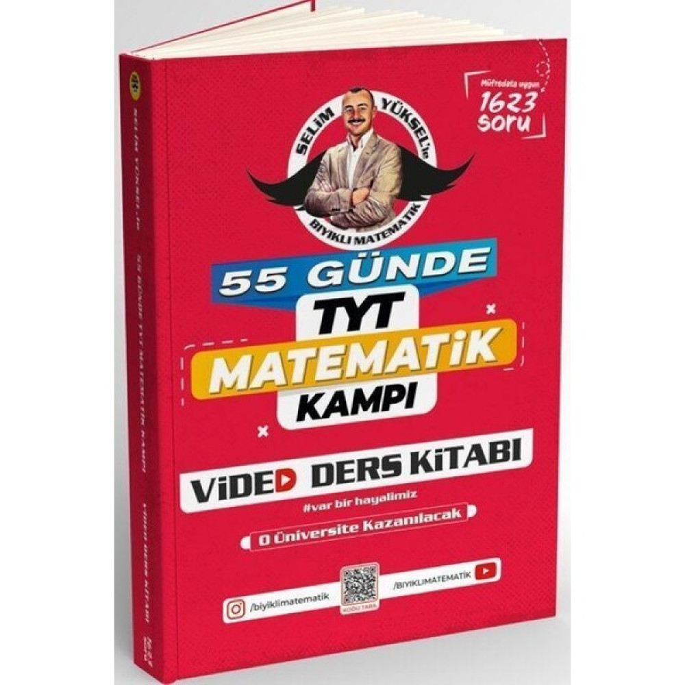 Bıyıklı Matematik Yayınları Tyt Matematik Kampı 55 Günde Video Ders Kitabı Bıyıklı Matematik Temel Yeterlilik Testi (TYT) Fiyatı