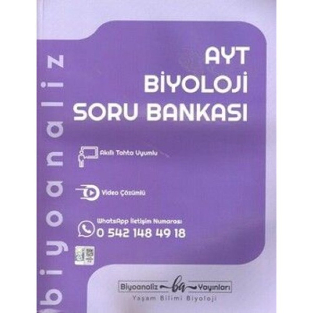 Biyoanaliz Yayınları Ayt Biyoloji Soru Bankası Eğitim Setleri Fiyatı
