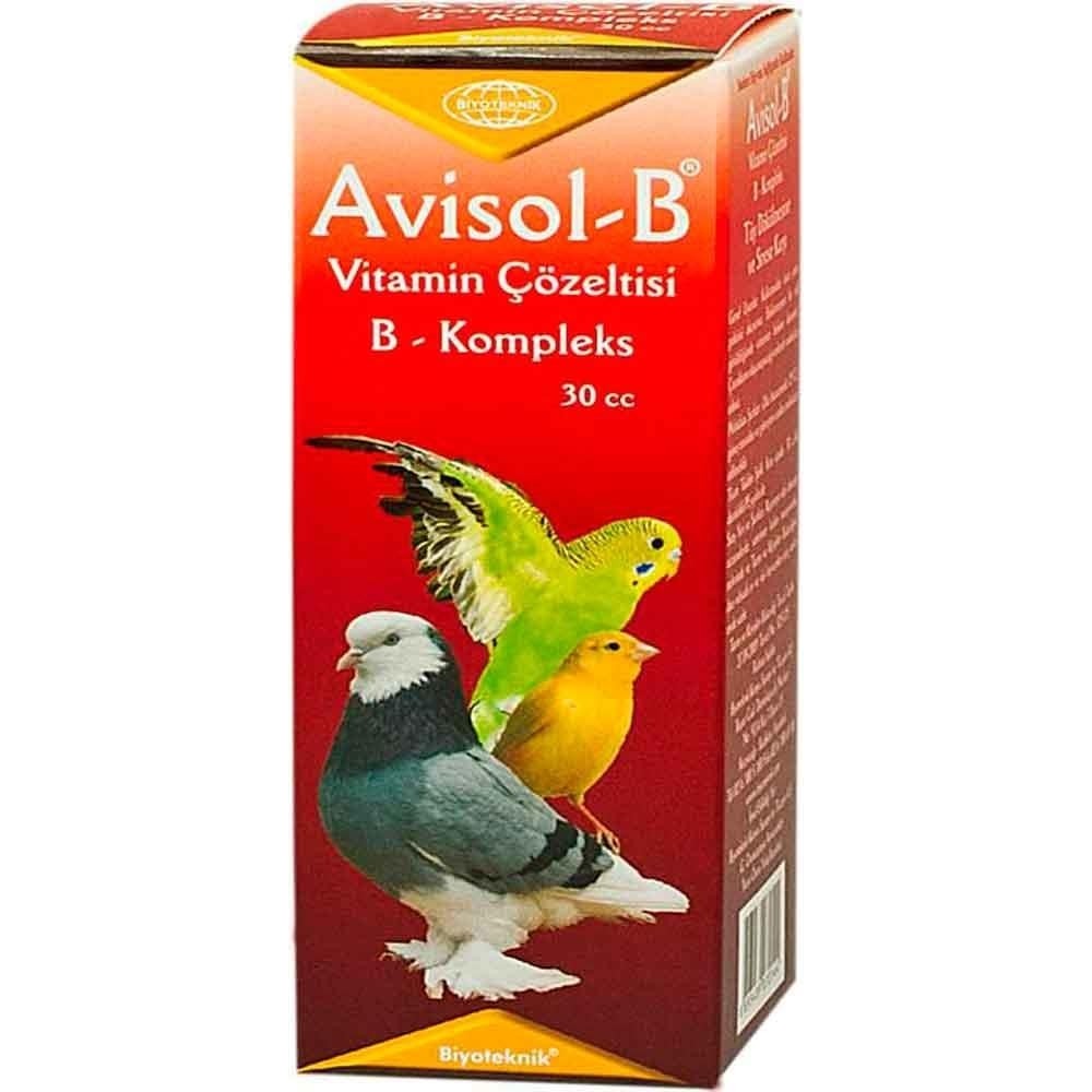 Biyoteknik Biyo Avisol-B Kuşlar İçin Tüy Dökülmesine Karşı Vitamin 30 cc Evcil Hayvan Ürünleri Fiyatı