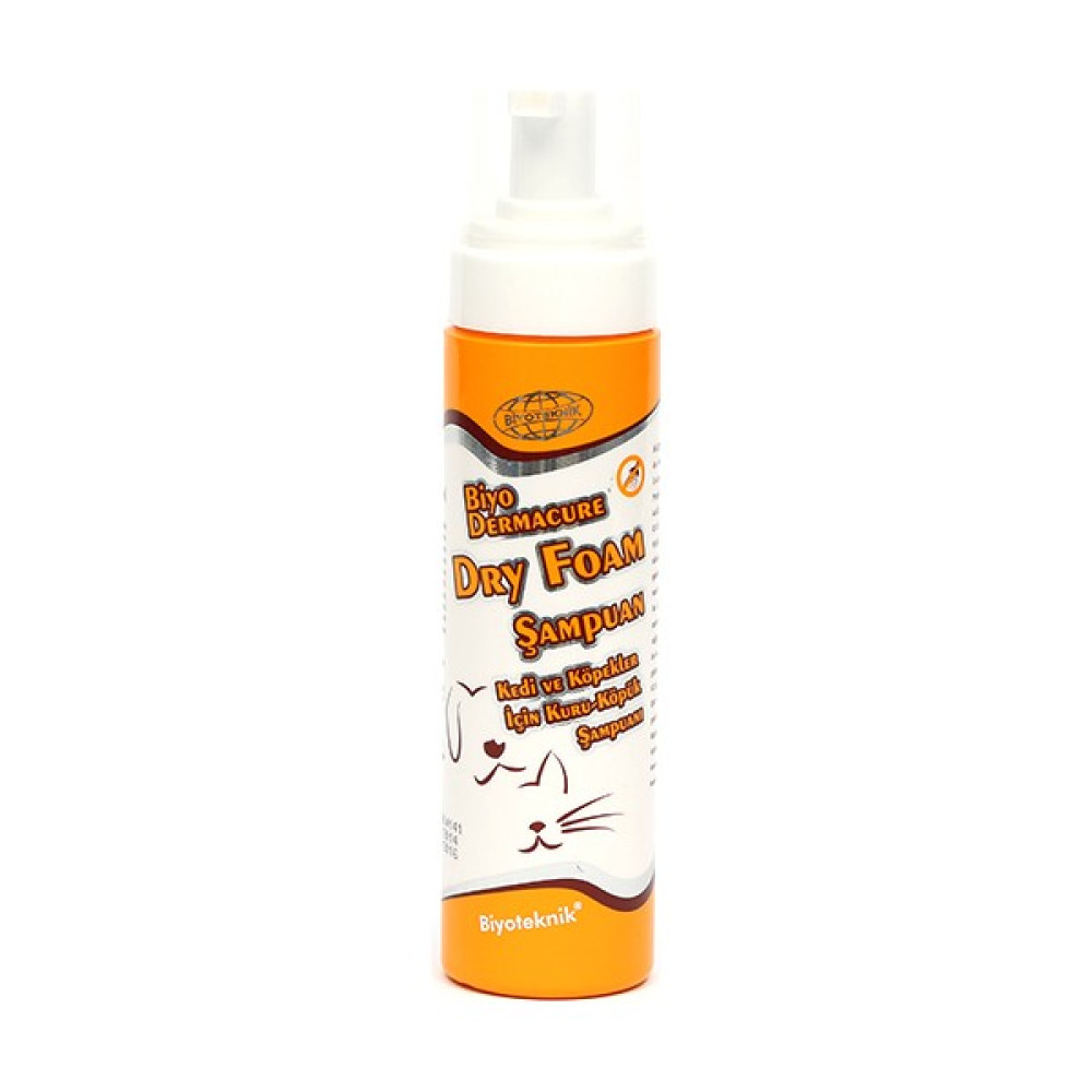 Biyoteknik Herbio Dry Foam Şampuan Kedi ve Köpekler İçin Kuru Köpük Şampuan 250ml Evcil Hayvan Ürünleri Fiyatı