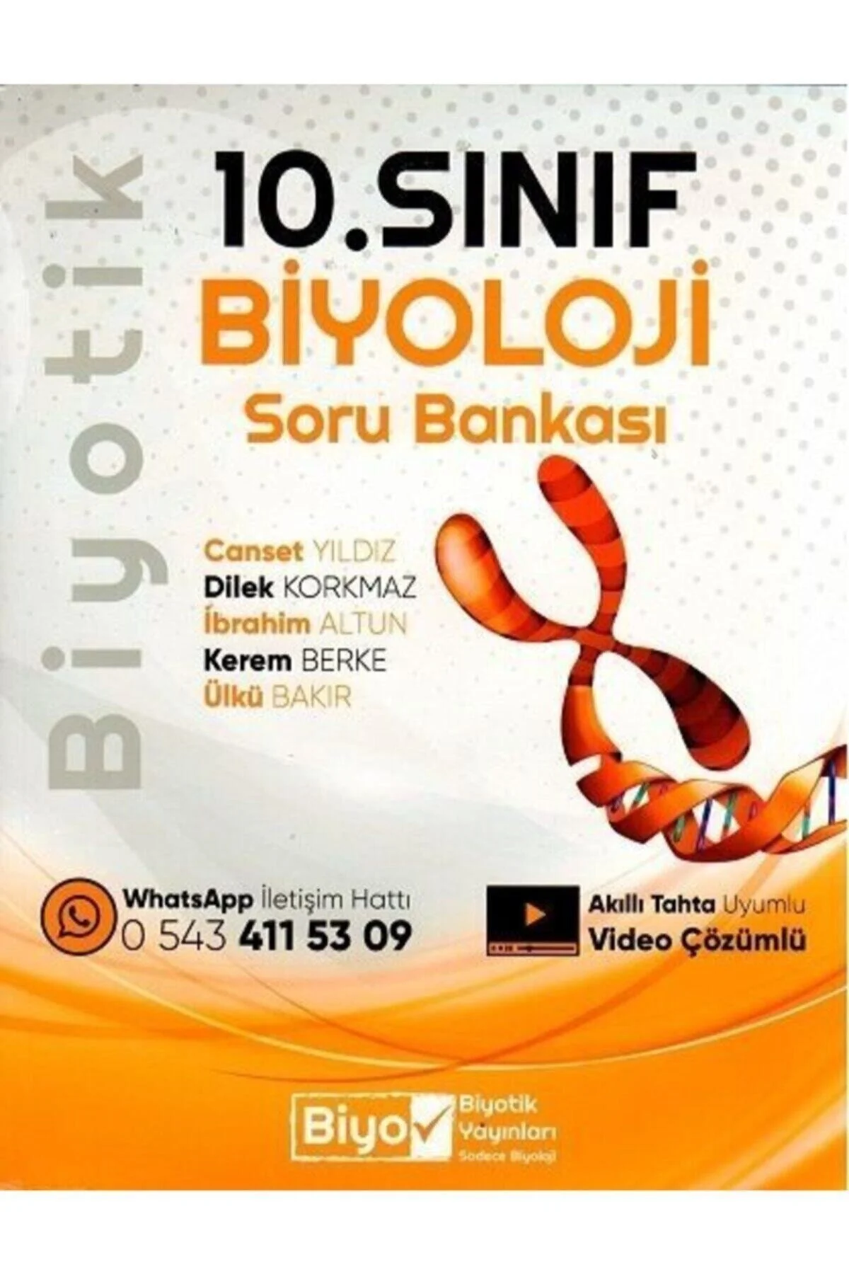 Biyotik Yayınları 10. Sınıf Biyoloji Soru Bankası Biyotik Yayınları(2022)" Yardımcı Kitaplar Fiyatı