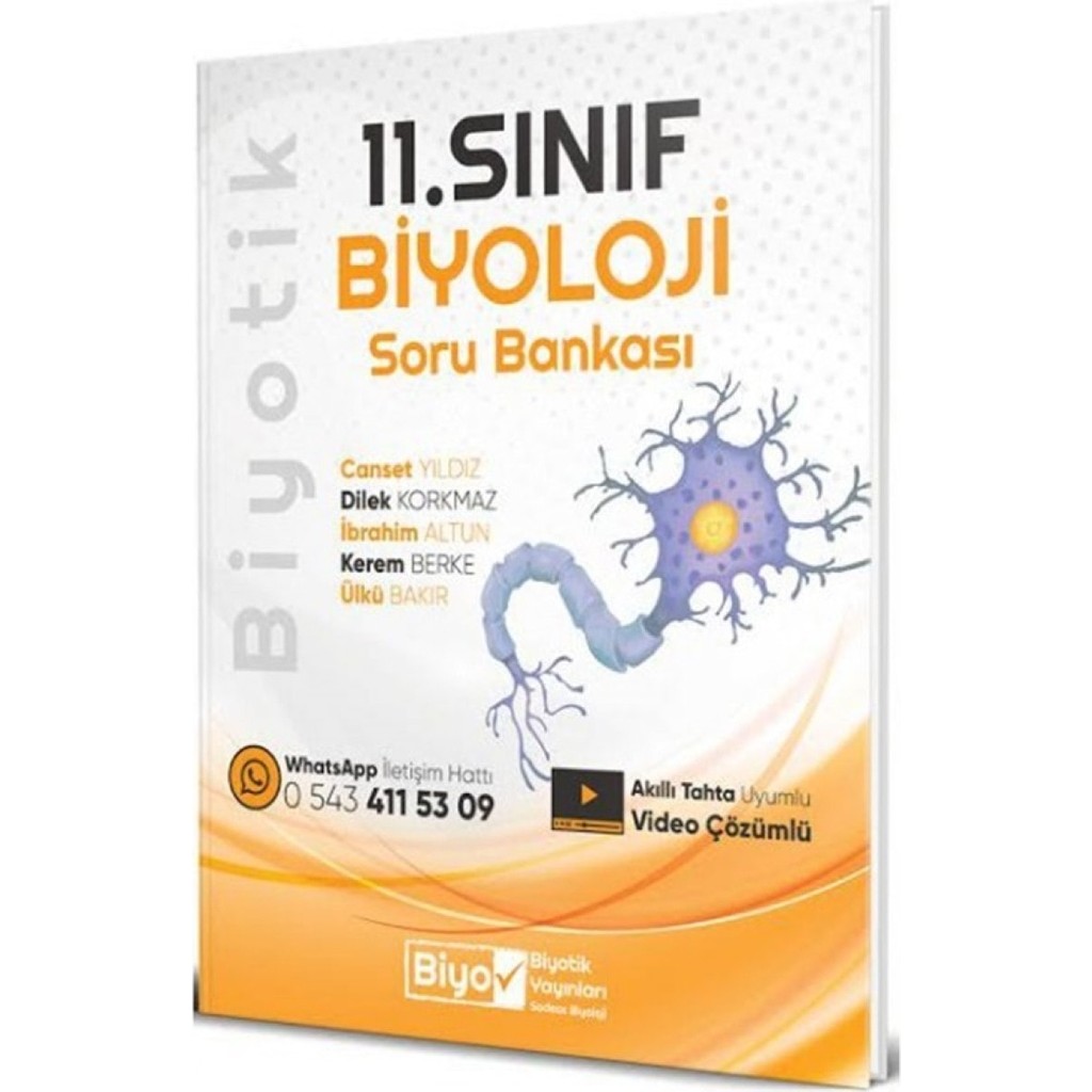 Biyotik Yayınları 11.Sınıf Biyoloji Soru Bankası Üniversite Hazırlık İçin Özel Kitap Diğer Fiyatı