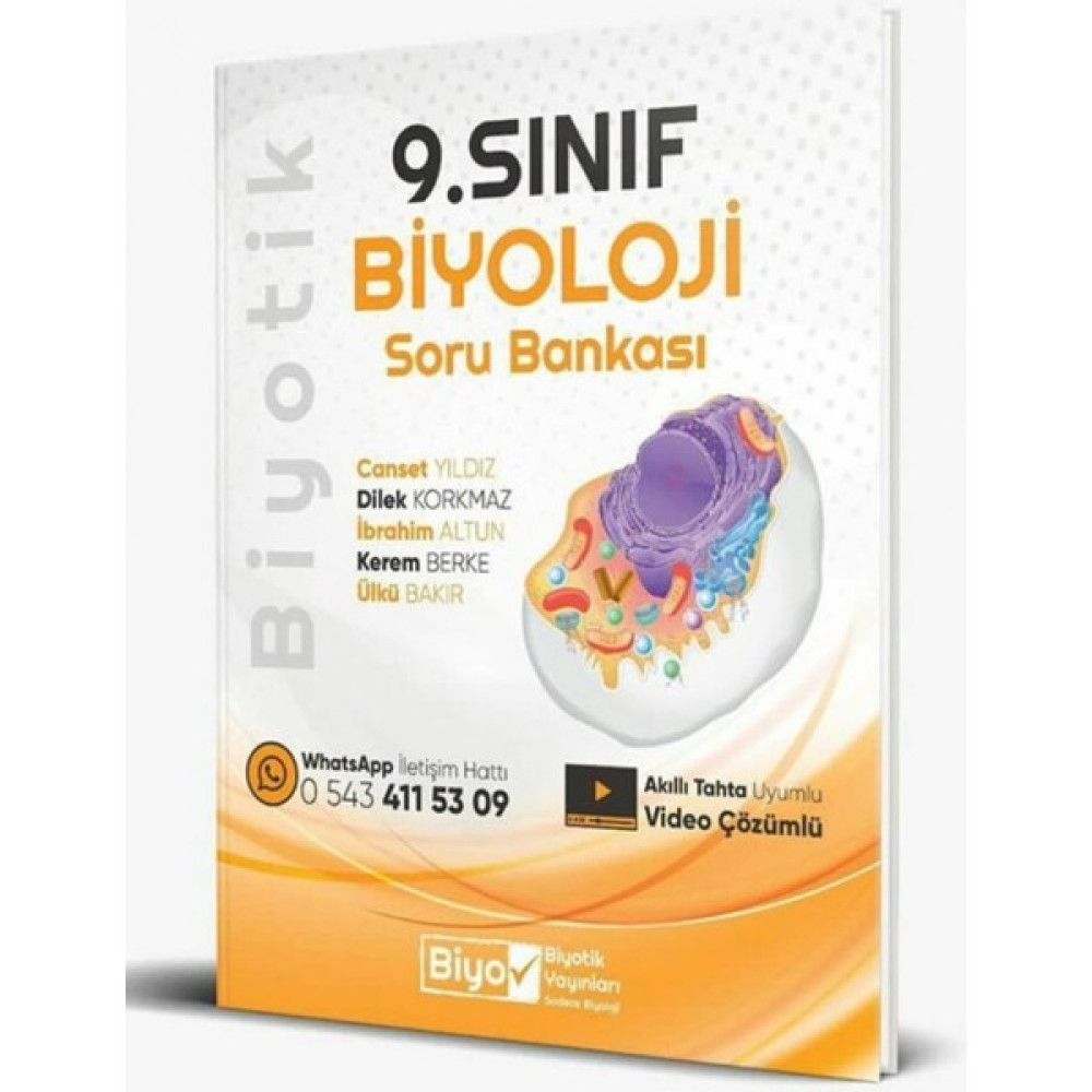 Biyotik Yayınları 9. Sınıf Biyoloji Biyotik Soru Bankası Kaynak Kitapları Fiyatı