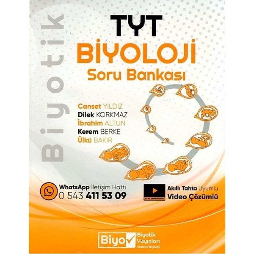Biyotik Yayınları Tyt Biyoloji Biyotik Soru Bankası Ders Sınav Kitapları Fiyatı