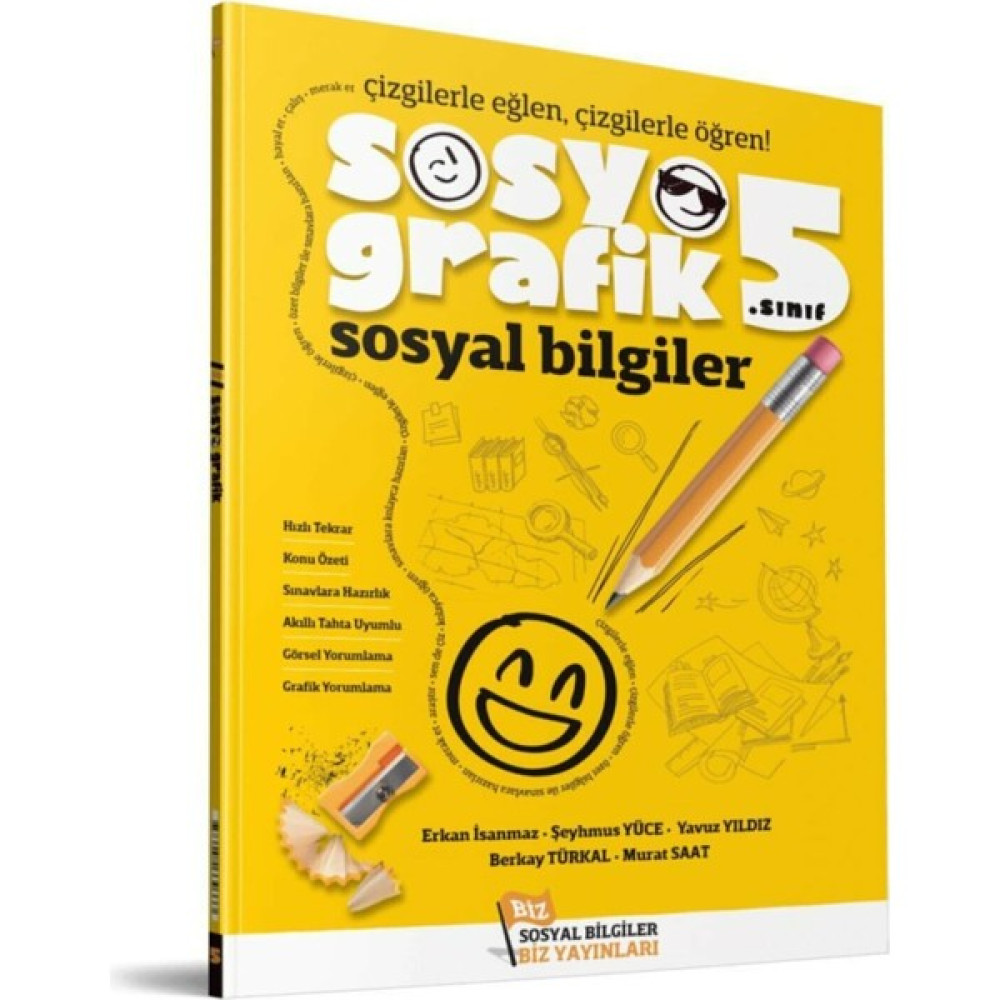 Biz Kitap 5. Sınıf Sosyal Bilgiler Sosyografik Ders Sınav Kitapları Fiyatı