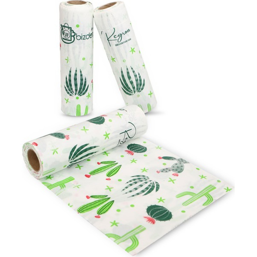Bizden Eve Masa ve Aktivite Piknik Örtüsü Kullan At Sıvı Geçirmez 3 Rulo ( Rulo Içi:10 Adet) Kaktüs 100X120CM - 100x120 cm Mutfak Sarf Malzemeleri Fiyatı