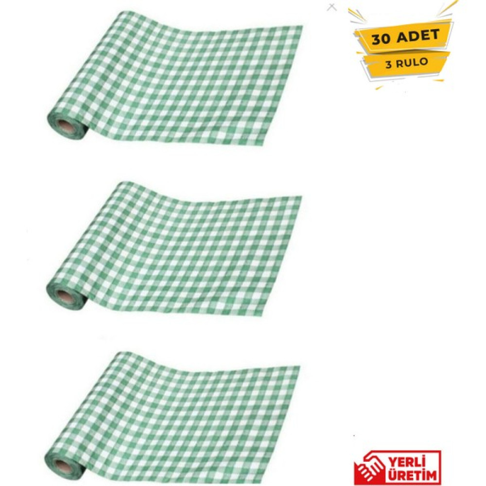 Bizden Eve Tek Kullanımlık Sıvı Geçirmez Masa ve Aktivite Örtüsü 100X120 3 Rulo ( Rulo Içi: 10 Adet ) Mutfak Sarf Malzemeleri Fiyatı