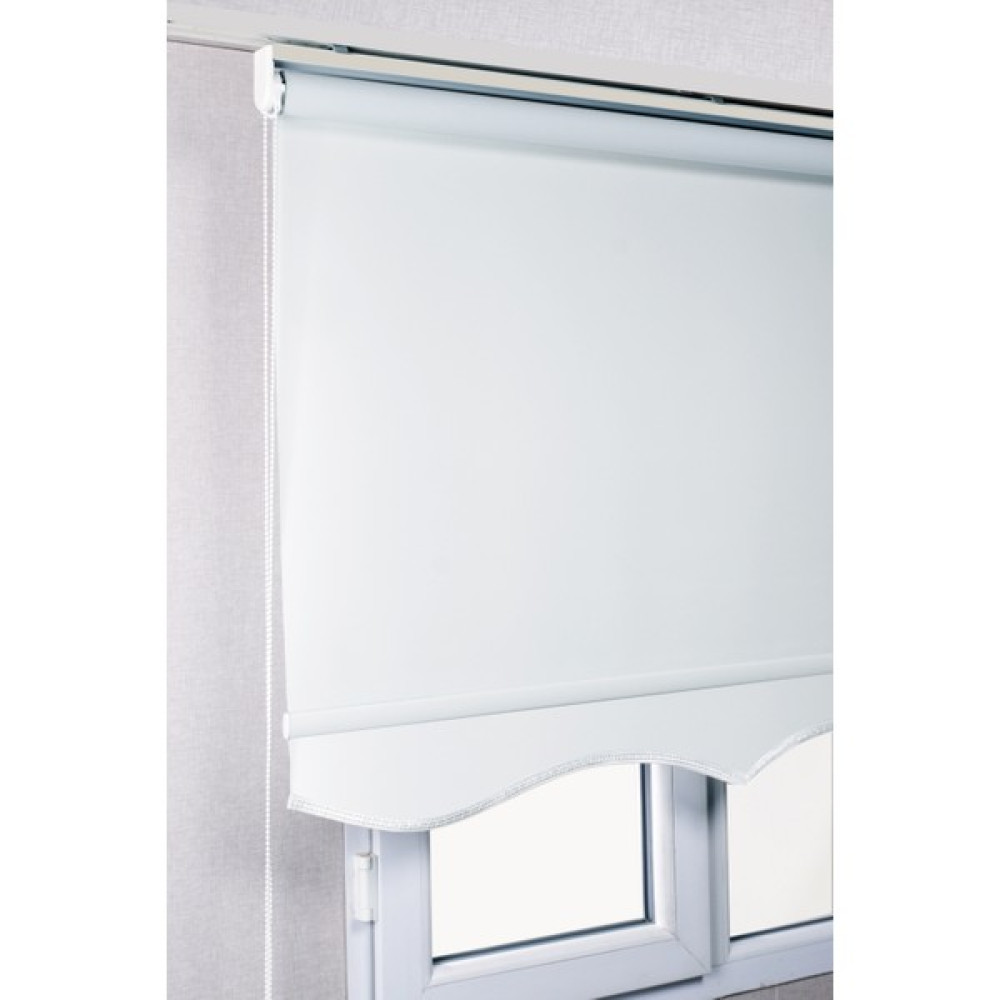Bizden Perde Brillant Etekli Beyaz Blackout Kaliteli Güneşlik Stor Perde - 30 x 30 cm Stor Perde Fiyatı