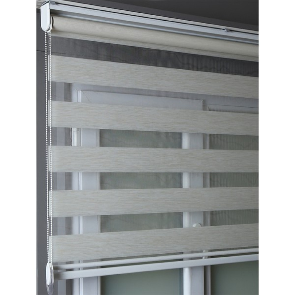Bizden Perde Ekru Bambu Zebra Stor Perde - 170 x 200 cm Stor Perde Fiyatı