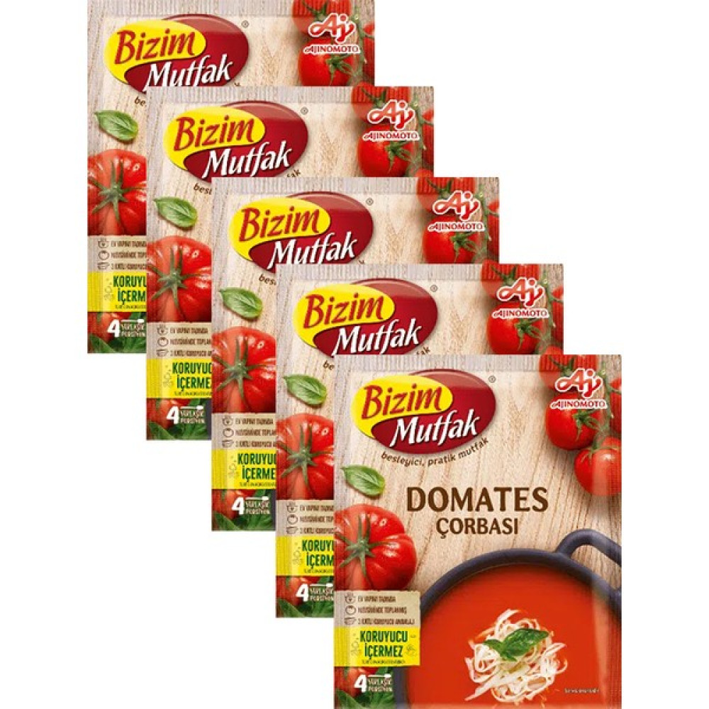 Bizim Domates Çorbası Seti, 5X65 gr - 65 gr Oto Boyaları Fiyatı