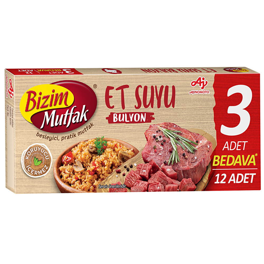 Bizim Mutfak Et Bulyon 9+3 Bedava 120 G Hazır Çorba ve Bulyon Fiyatı