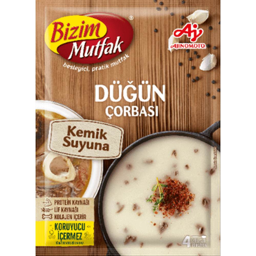 Bizim Mutfak Kemik Sulu Düğün Çorbası 73 g Hazır Çorba Fiyatı