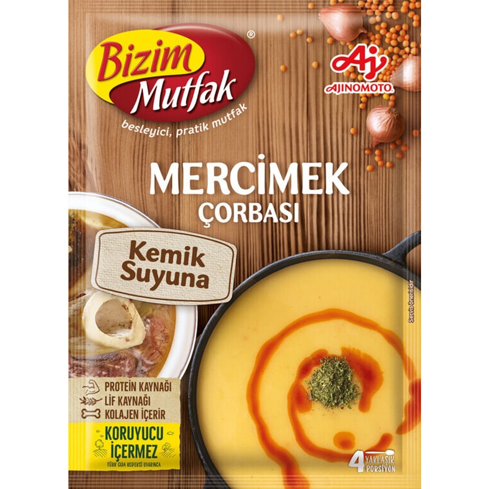 Bizim Mutfak Kemik Sulu Mercimek Çorbası 72 g Hazır Çorba Fiyatı