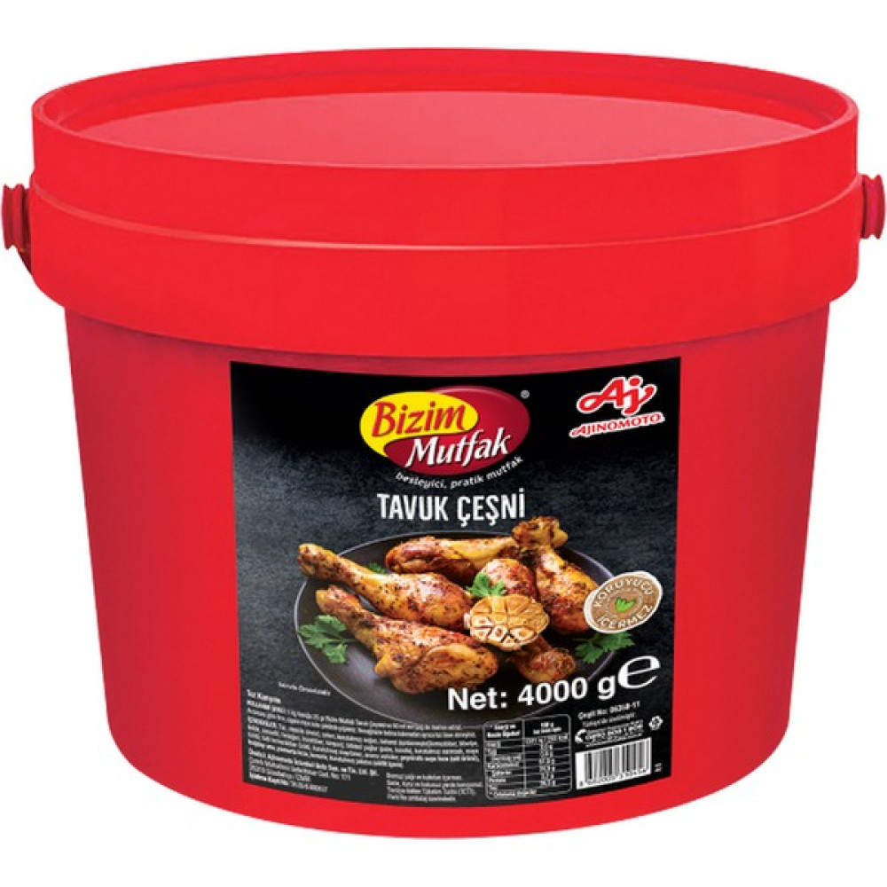 Bizim Mutfak Tavuk Çeşni 4 kg Oto Boyaları Fiyatı