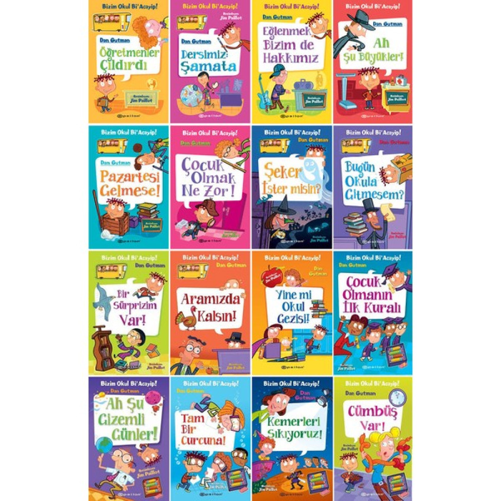Bizim Okul Bi Acayip 16 Kitap Set Çocuk Roman Fiyatı