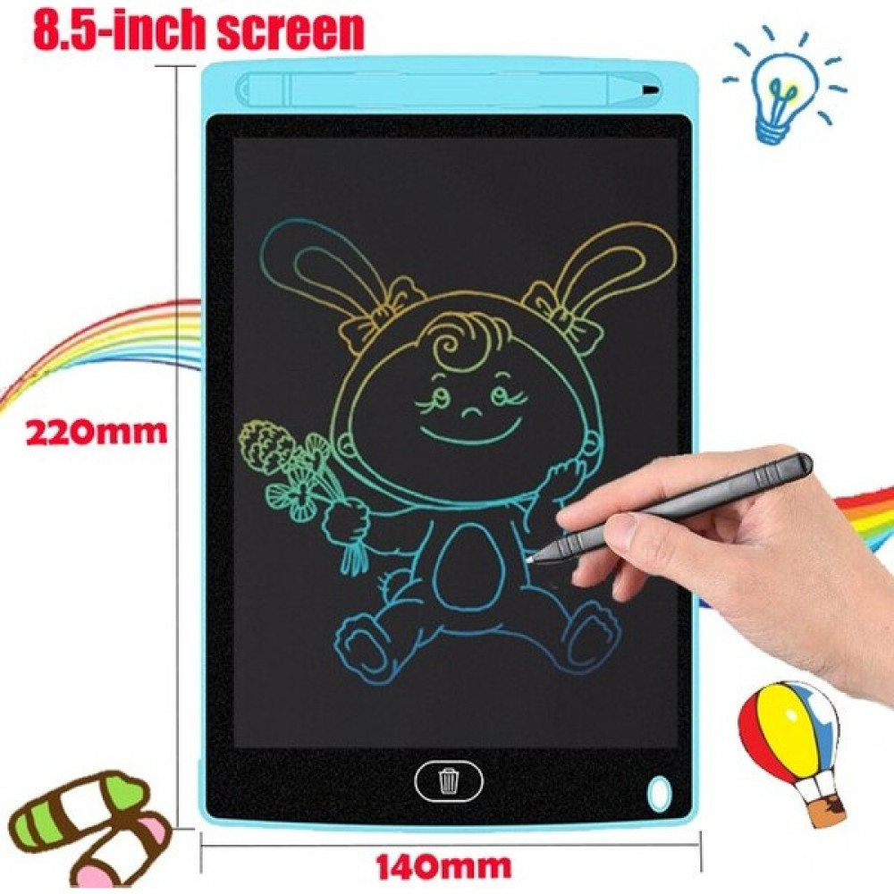 Bizimevde 8"5 Çocuk ve Yetişkinler Için LCD Yazı ve Resim Çizim Tablet ve Kalemi - Turkuaz Grafik Tabletler Fiyatı