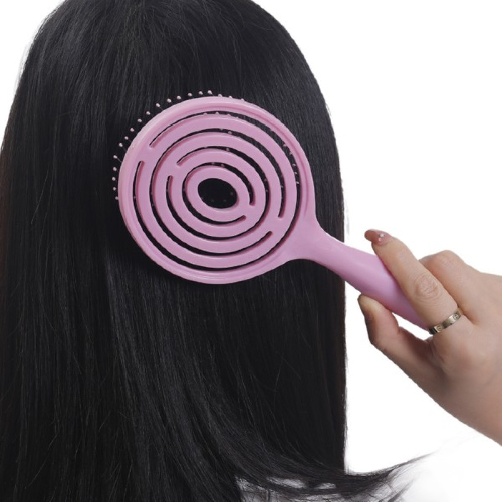 Bizimevde Pro 3 Boyutlu Saç Açıcı Saç Fırçası Maze Brush Grey - Pembe Saç Fırçası ve Tarağı Fiyatı