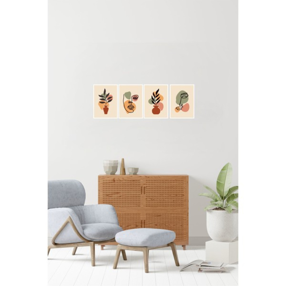 BK Decor Boho Tarzı Dekoratif Duvar Sticker - 52 x 75 cm - Renkli Duvar Stickerı Fiyatı