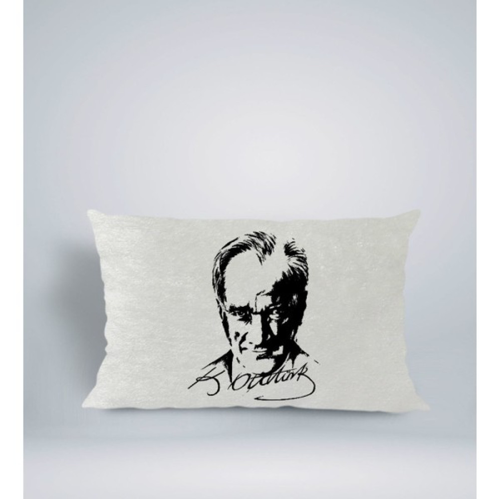 Bk Gift Atatürk Temalı Dikdörtgen Araç Koltuk Yastığı-13 Oto Boyaları Fiyatı
