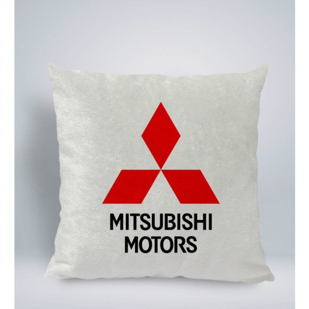 Bk Gift Mitsubishi Tasarımlı Kare Araç Koltuk Yastığı-1 Oto Boyaları Fiyatı