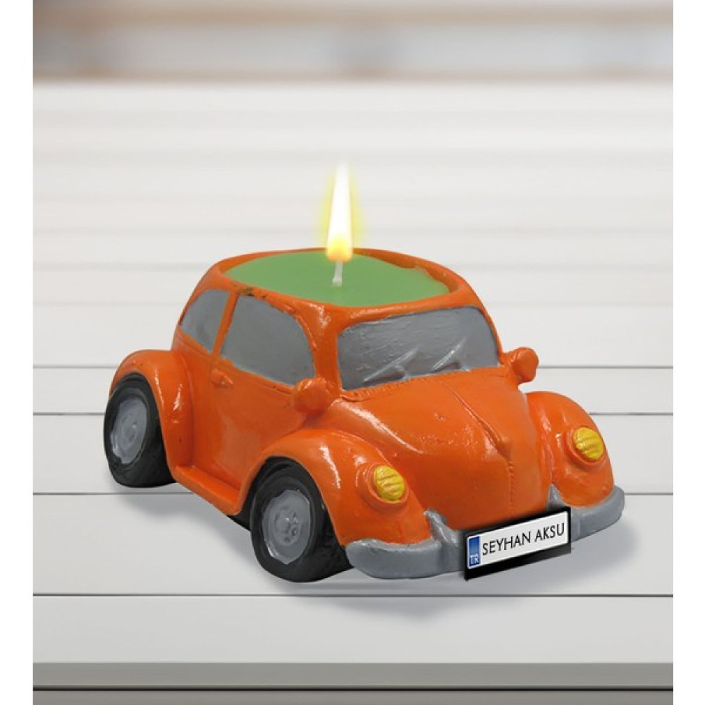 BK Gift Yılbaşı Hediyesi Bk Gift Kişiye Özel Plakalı Dekoratif Nostaljik Vosvos Mum, Yeni Yıl Hediyeleri, Arkadaşa Hediye, Kokulu Mum, Ev Hediyesi Hediyelik Eşya Fiyatı