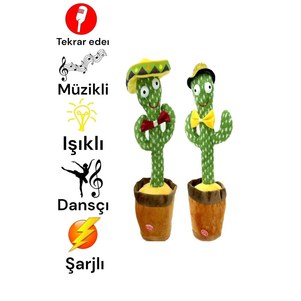 BK Story Dans Eden Konuşan Peluş Kaktüs Flörlü Peluş Oyuncaklar Fiyatı