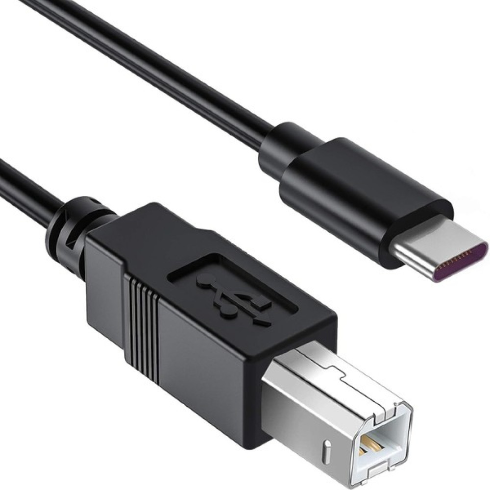 BK Teknoloji Type-C To Usb-B Midi - Yazıcı Kablosu 1.5 Metre -Siyah - Siyah Seri & Paralel Kablo Fiyatı