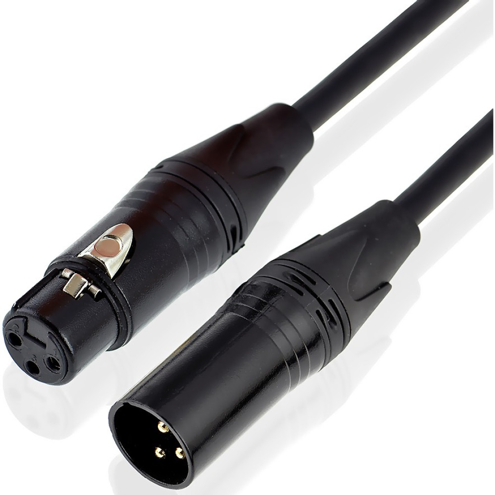 BK Teknoloji Yüksek Kalite 3 Pin Xlr Erkek - Dişi Mikrofon Mikser Ses Uzatma Kablosu - 1 Metre Mikserler Fiyatı