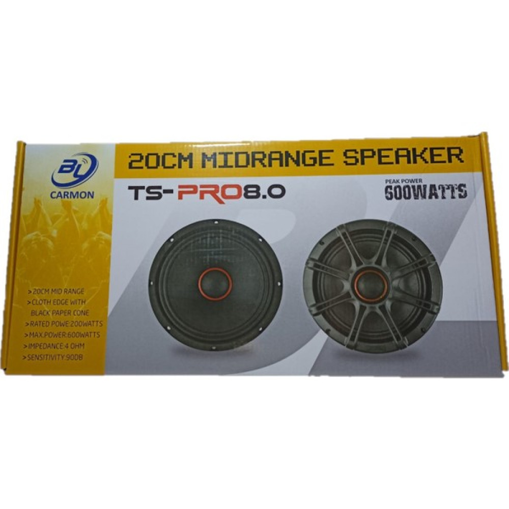 Bl Carmon Ts-Pro8.0 20 cm Midrance 600W Oto Hoparlör Oto Hoparlörleri & SubWoofer Fiyatı