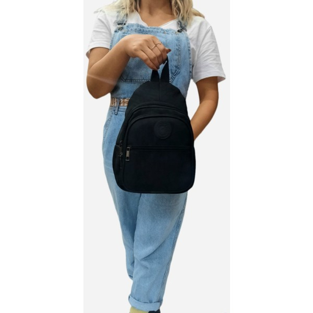 BL Siyah Unisex Krinkıl Kumaş El ve Sırt Çantası Bayan Sırt Çantası Fiyatı
