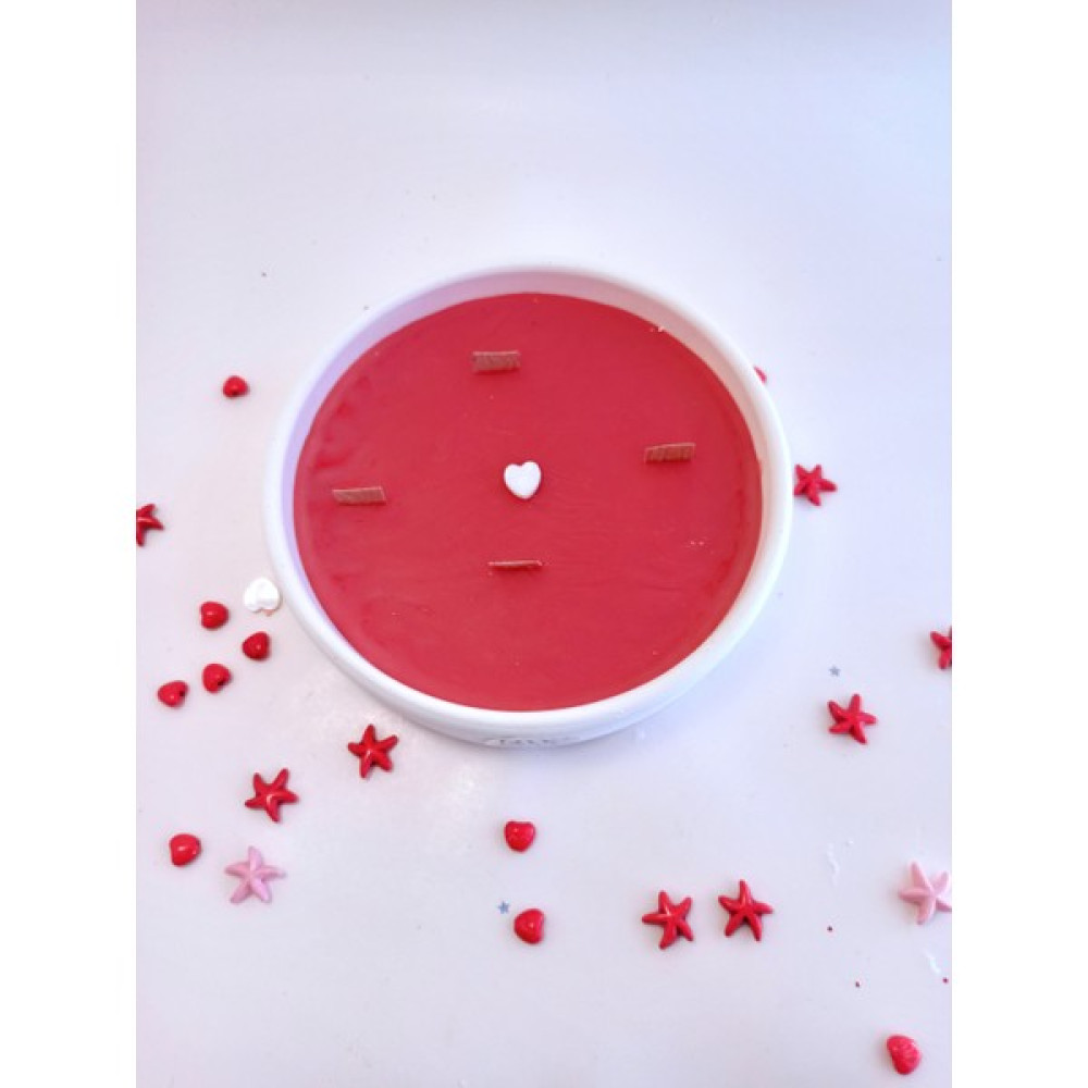 Black And White Candle Bwc Love Series 12 - Hanımeli Kokulu - Kırmızı Dekoratif Mum Fiyatı