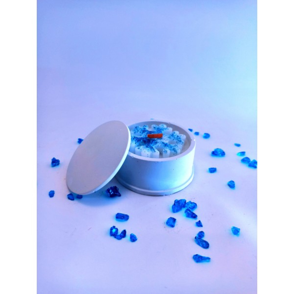 Black And White Candle Bwc Snowflake Candle Kar Tanesi Dekoratif Koku Seçenekli Kişiye Özel Mum (Hediyelik,Yılbaşı,Özel Gün) - Beyaz Dekoratif Mum Fiyatı