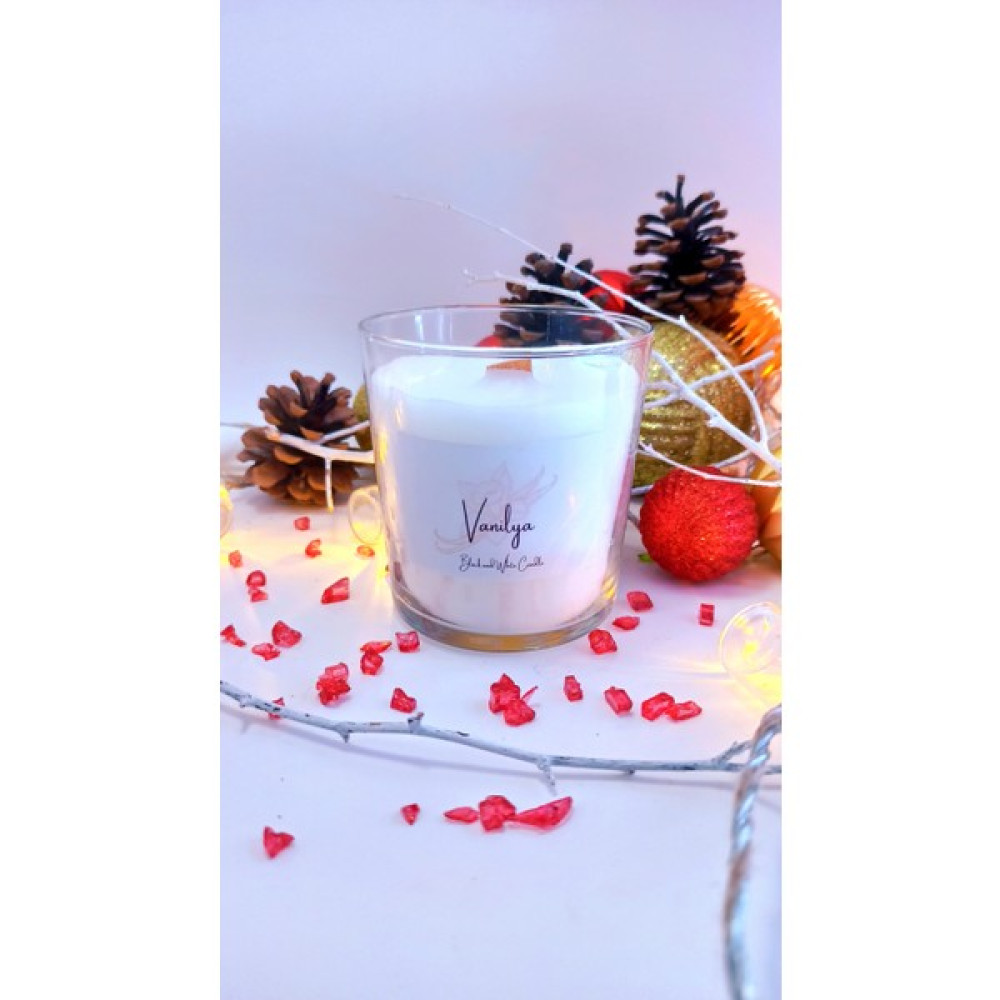 Black And White Candle Bwc Vanilya Kokulu Dekoratif Büyük Mum (Hediyelik, Yılbaşı, Özel Gün) - Beyaz Dekoratif Mum Fiyatı