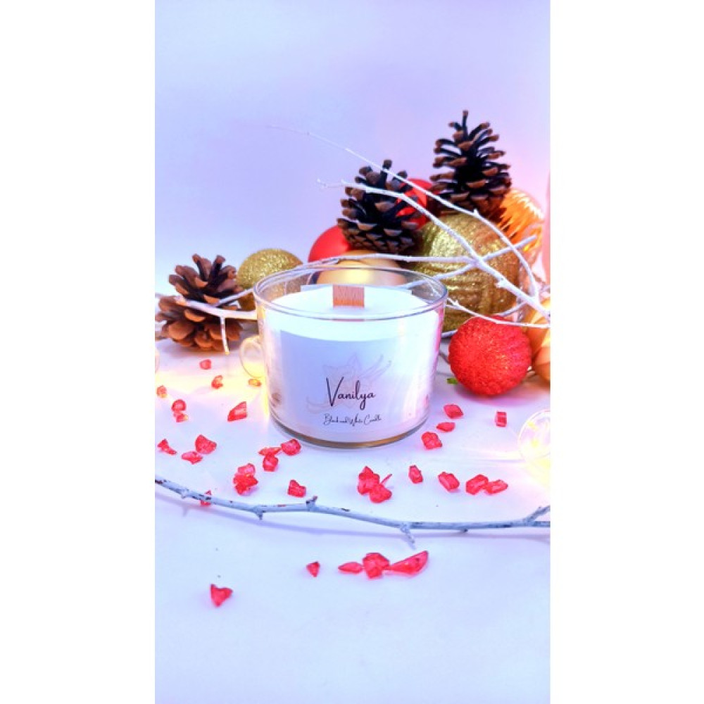 Black And White Candle Bwc Vanilya Kokulu Dekoratif Mum (Hediyelik, Yılbaşı, Özel Gün) - Beyaz Dekoratif Mum Fiyatı