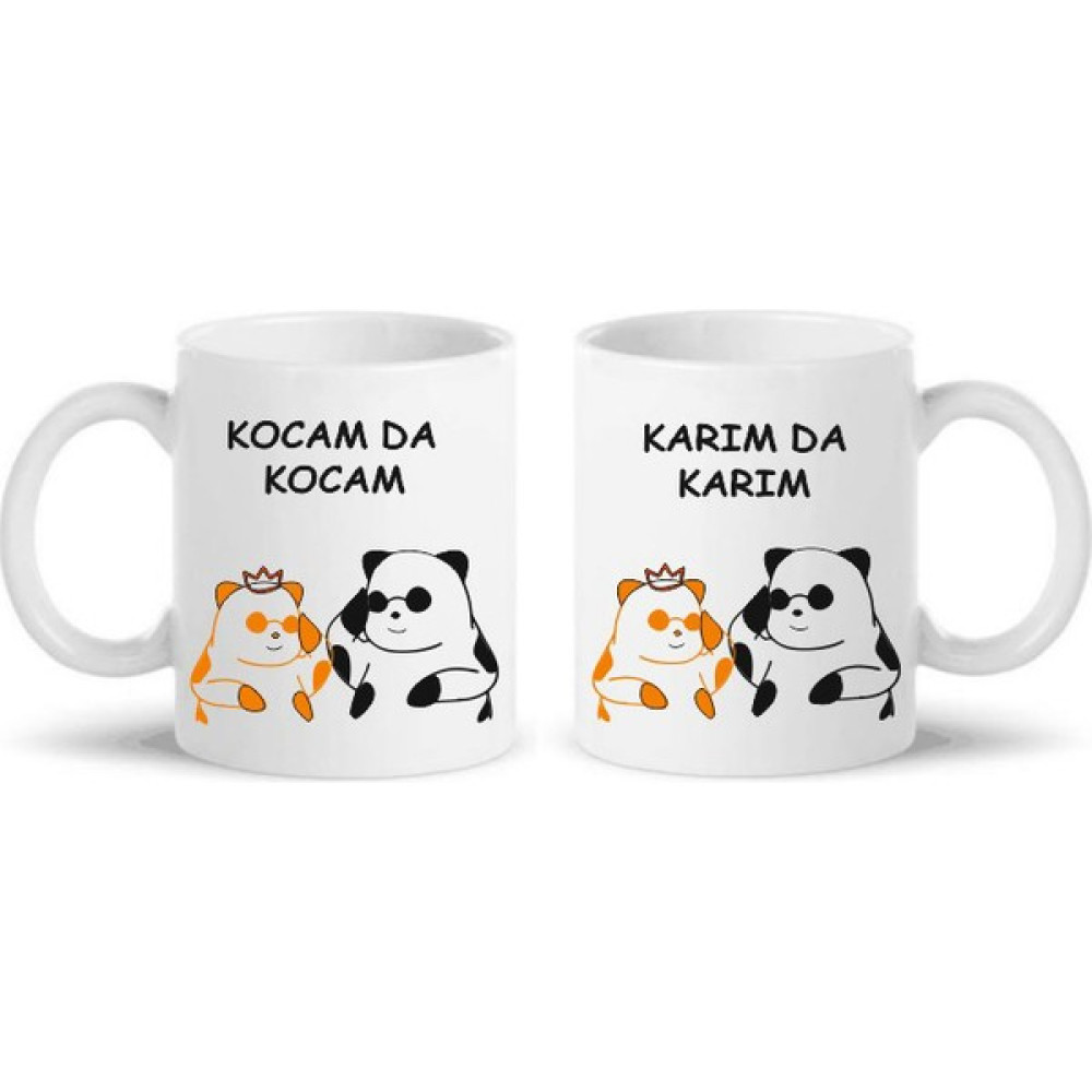 Black Bonds Kocamda Kocam Karımda Karım 2 Li Baskılı Kupa Bardağı Kupa Bardak Fincan / Bardak / Kahve Takımı Fiyatı
