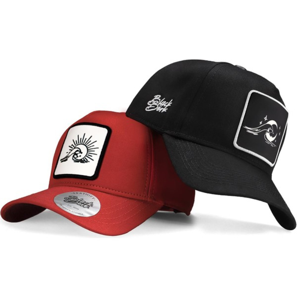 Black Börk Blackbörk V1 Baseball Güneş & Ay Logolu Siyah-Kırmızı Şapka (Cap) Erkek Şapkası Fiyatı