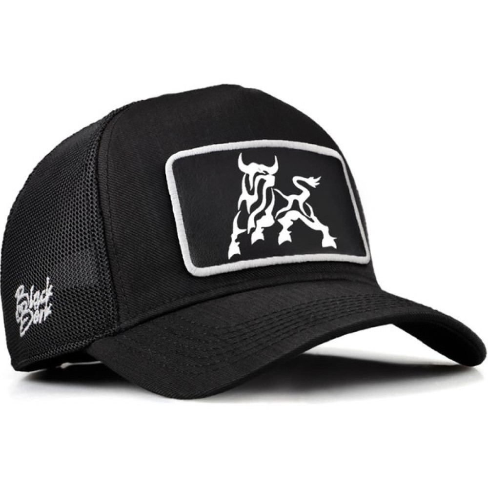 Black Börk Blackbörk V2 Trucker Boğa - 2 Kod Logolu Siyah Cordura Kumaş Şapka (Cap) Erkek Şapkası Fiyatı