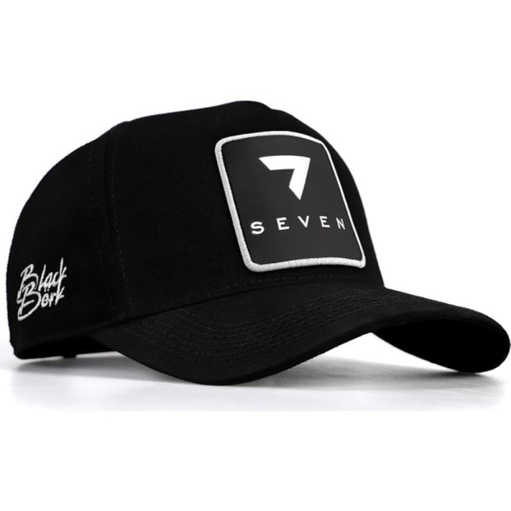Black Börk V1 Baseball 7 Numara - 5sb Kod Logolu Unisex Siyah Şapka (Cap) Erkek Şapkası Fiyatı