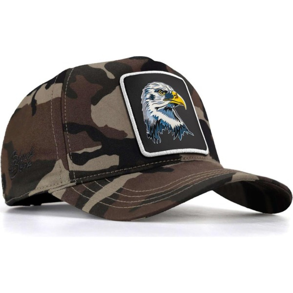 Black Börk V1 Baseball Kartal - 5sb Kod Logolu Unisex Kamuflaj Şapka (Cap) Bere & Kep (Outdoor) Fiyatı