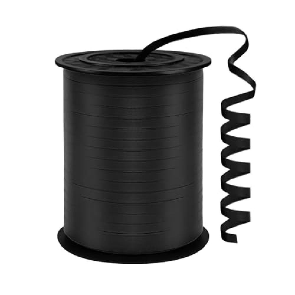 Black Curling Ribbon,500 Yards Ribbons for Crafts,1/5 Inch Ribbon,Balloon String, Party Decoration,Ribbons for Florist Flower Bows for Graduation Supplies